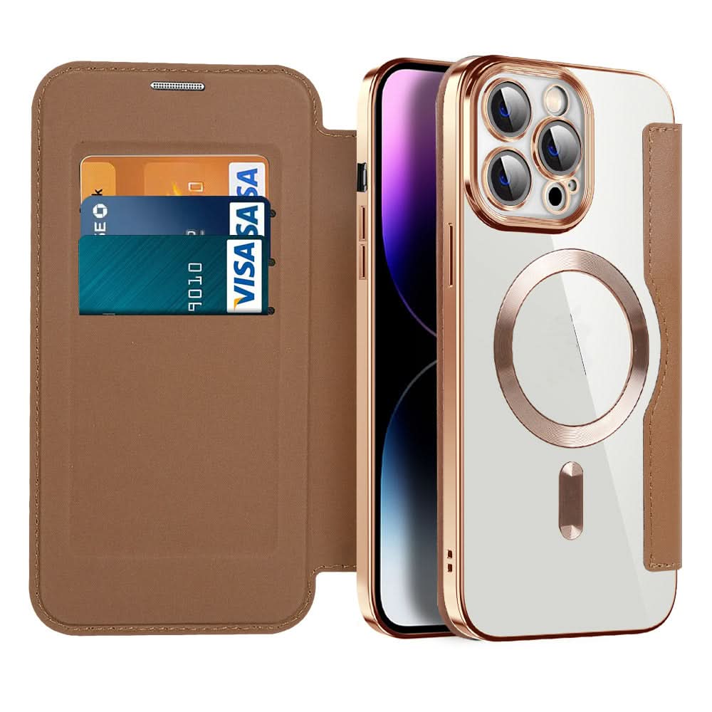 Skanto | Magnetic Leather Flip Case iPhone 11–14 Series