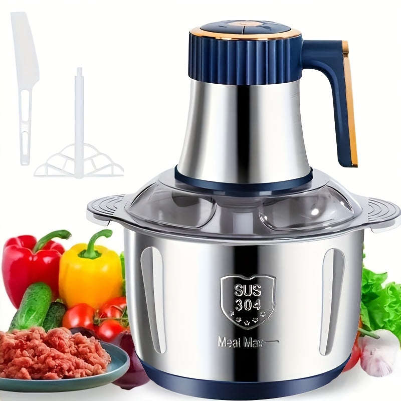 Skanto | Stainless Steel Food Processor – Powerful Meat Grinder & Vegetable Chopper (5L, 5000 RPM)