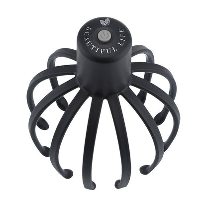 Octopus-themed head massager
