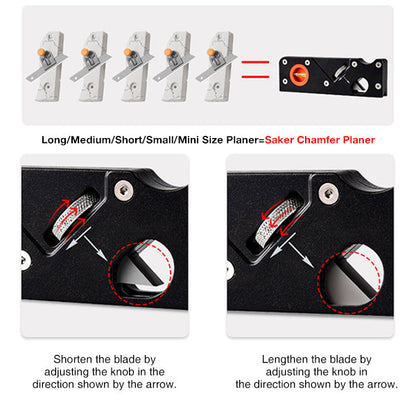 BowLift | Chamfer Plane - Woodworking Edge Corner Flattening Tool