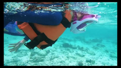 Full-face snorkel mask with 180° visibility | Bowlift