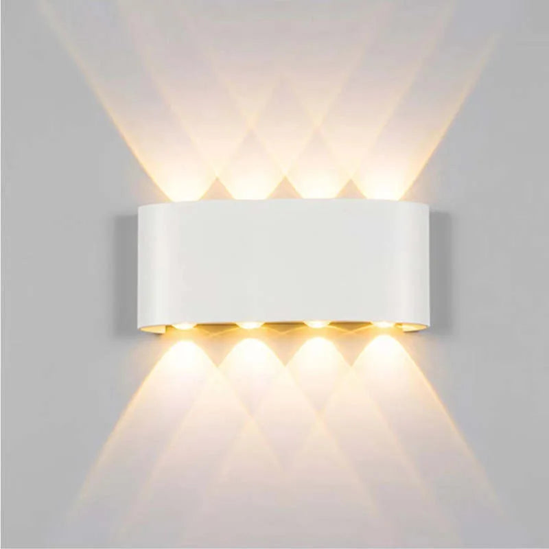 Skanto | Modern White LED Waterproof Wall Lamp