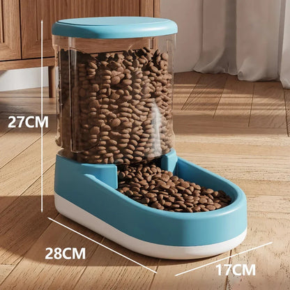 Skanto | Large Capacity Dog Food Dispenser and Bowl - 3.8L Pet Feeder
