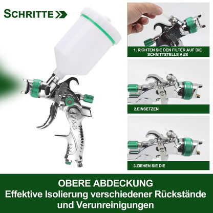 HVLP Spray Gun Set with Stainless Steel Nozzle | Karnz
