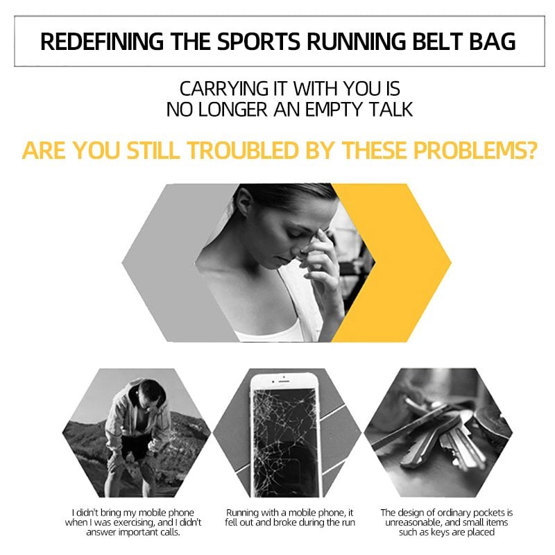 Running Sport Jogging Portable Outdoor Phone Holder Waterproof Belt Bag