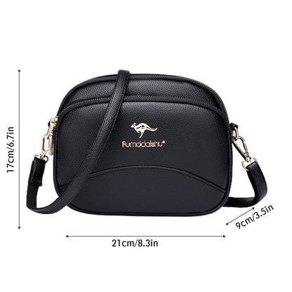 BowLift | Soft Leather Multi-Pocket Shoulder Bag