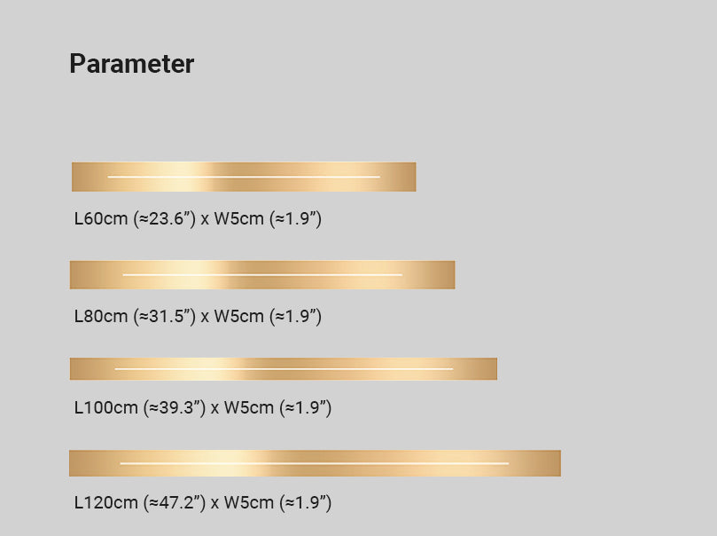 Modern LED Wall Light - LumièreGold | Karnz