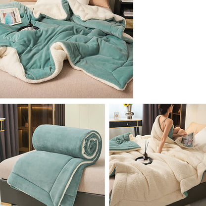 Skanto | Solid Double-Sided Velvet Cube Blanket