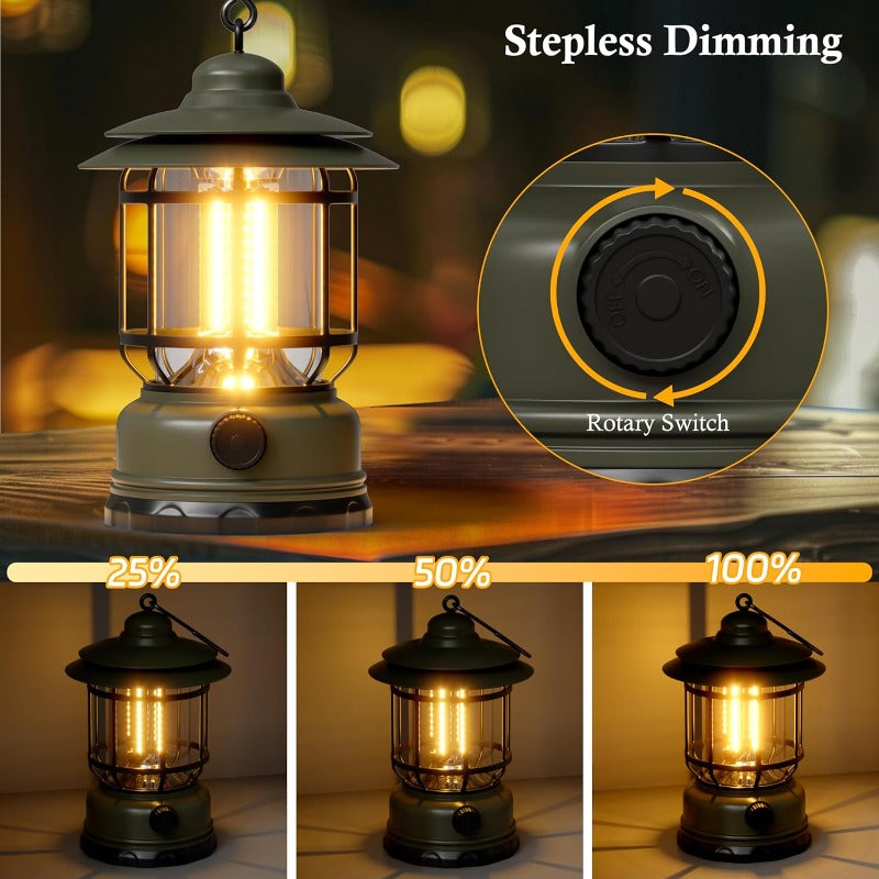 Skanto | Rechargeable Retro LED Camping Lantern
