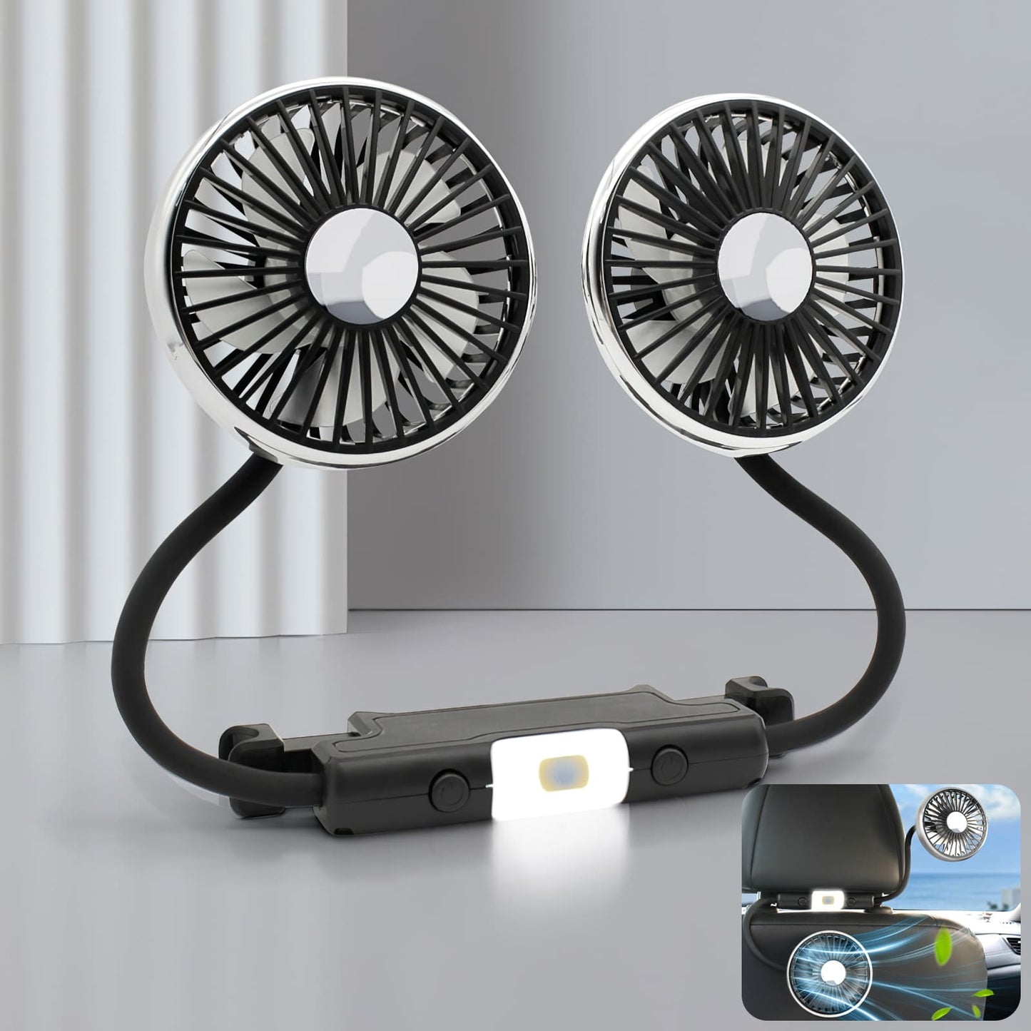 Summer Dual-Head USB Hose Fan | Karnz