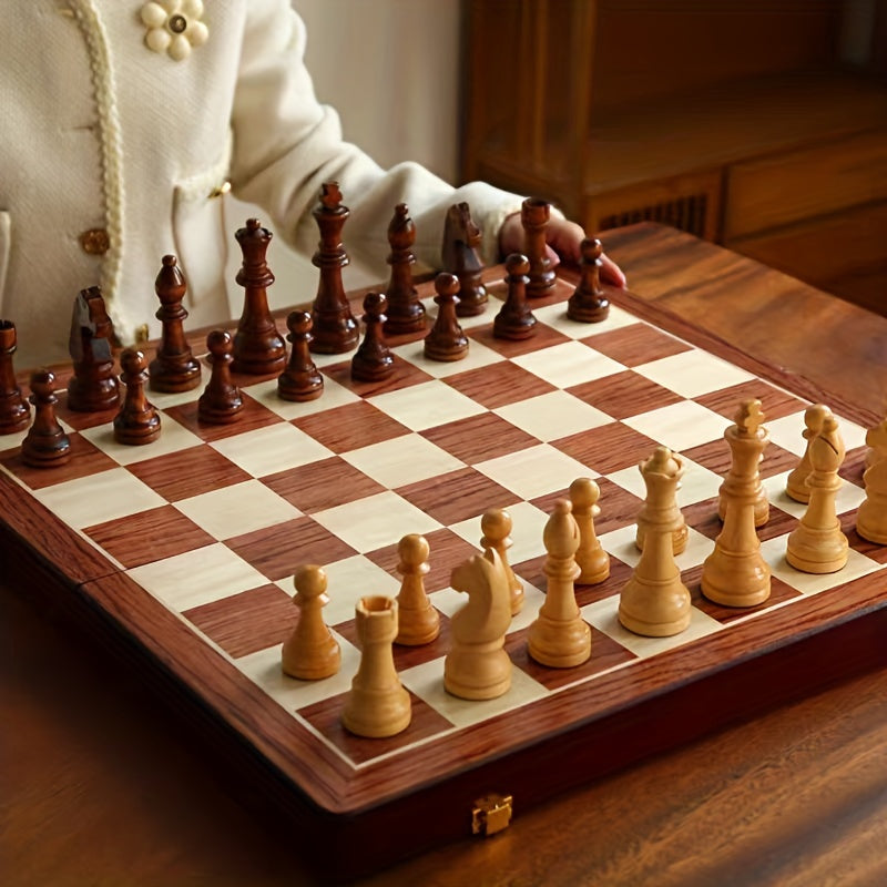 Skanto | Wooden Chess Set | Tournament-Ready Design | Classic Style