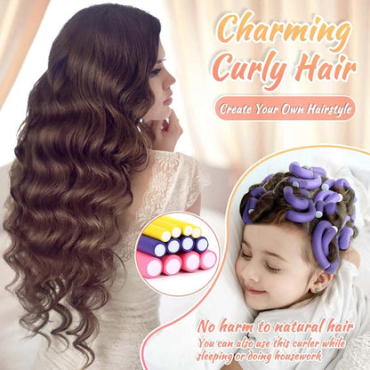 No-Heat Hair Curler Set Karnz
