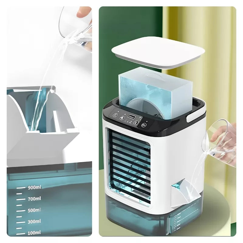 Portable Air Cooler Humidifier Fan with Night Light | Karnz