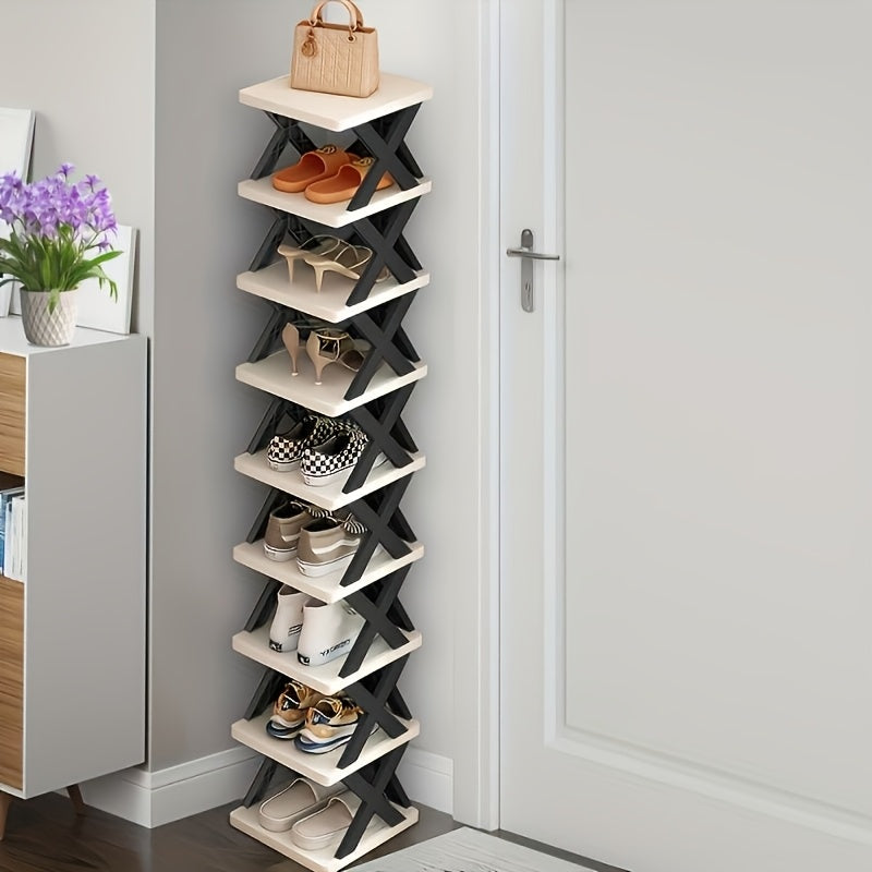 Narrow Shoe Rack Tower | Bowlift