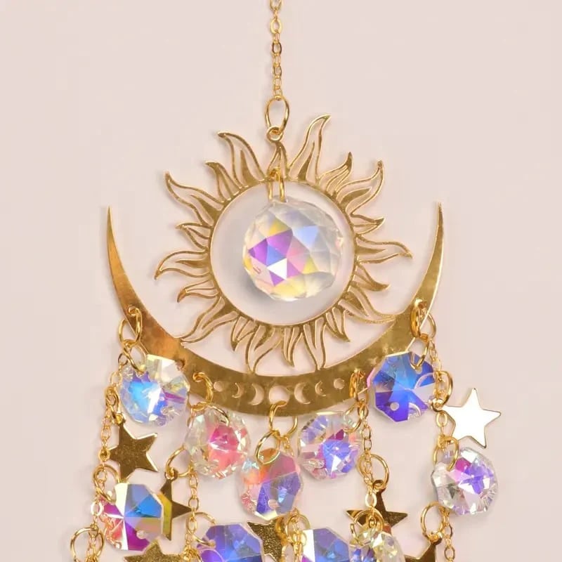 Skanto | Crystal Suncatcher, Indoor & Outdoor Decoration for Windows, Bedroom, Patio & Garden