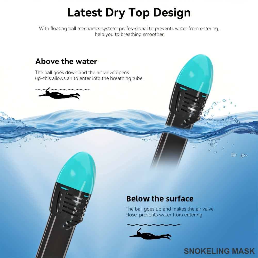 Full-face snorkel mask with 180° visibility | Bowlift