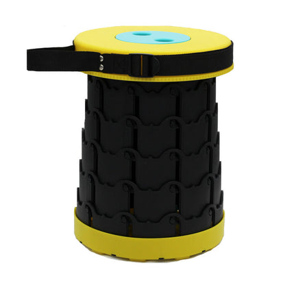 Improved retractable folding stool