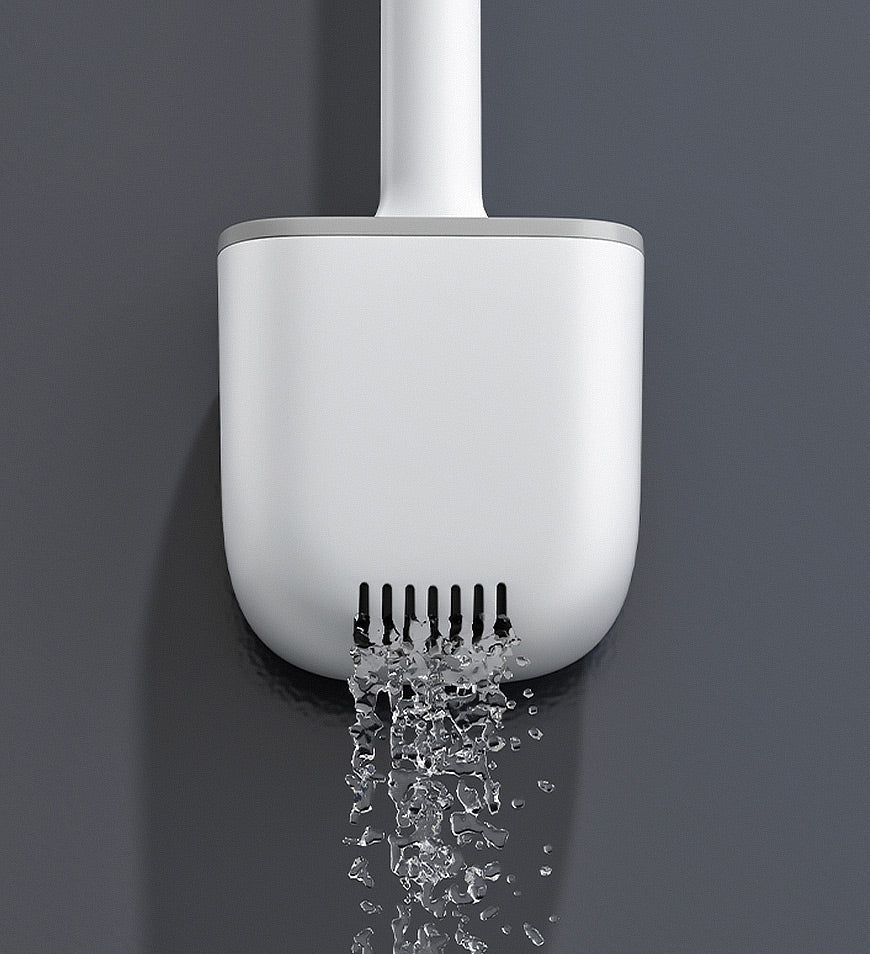 SiliClean – Antibacterial Silicone Wall Toilet Brush Skanto
