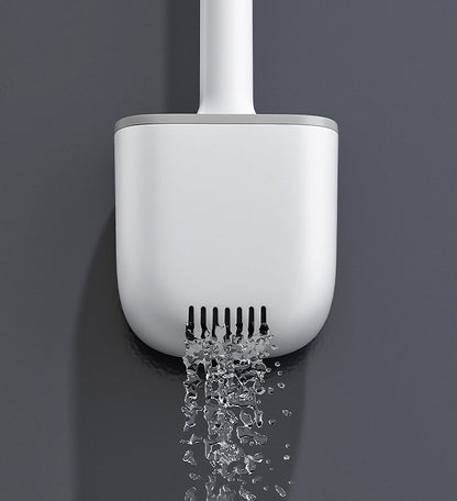 SiliClean – Antibacterial Silicone Wall Toilet Brush Skanto