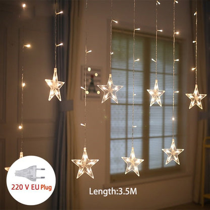 Skanto | Fairy String Lights with Heart-Shaped Design