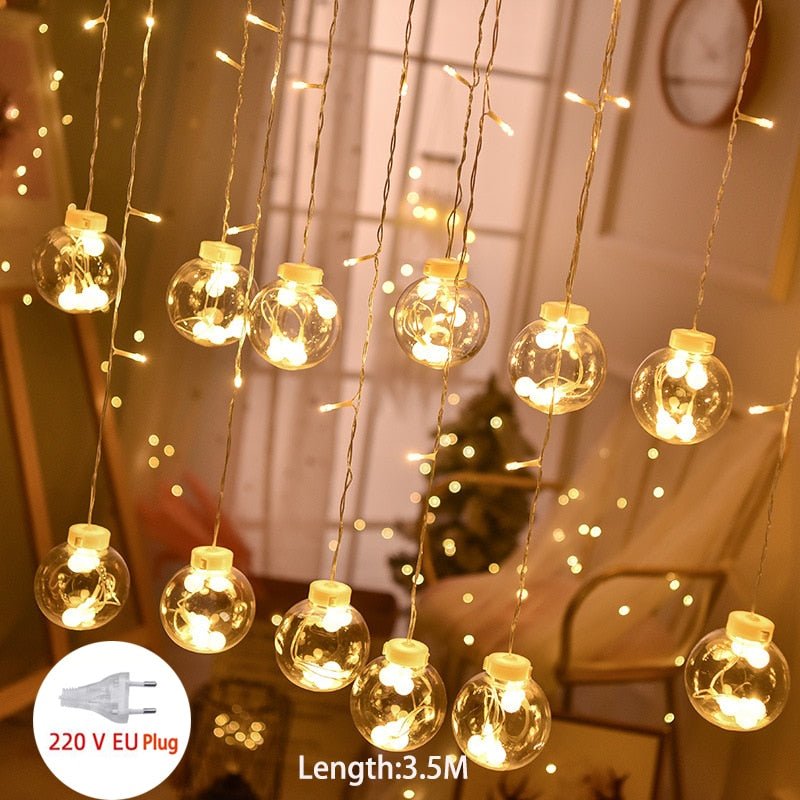 Skanto | Fairy String Lights with Heart-Shaped Design
