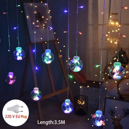 Skanto | Fairy String Lights with Heart-Shaped Design