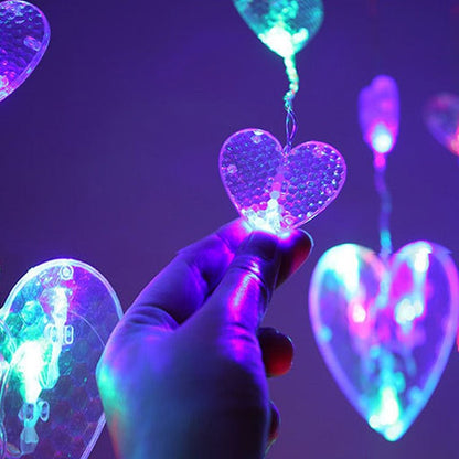 Skanto | Fairy String Lights with Heart-Shaped Design