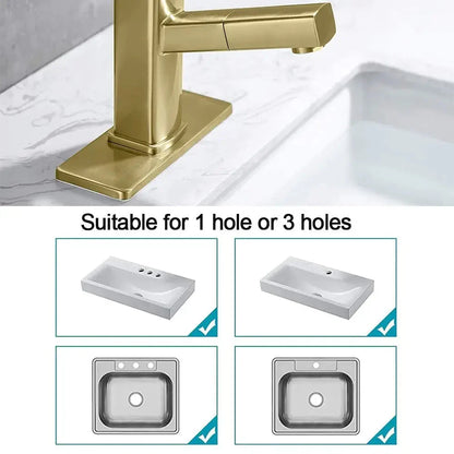 Faucet Plate Hole Tap Cover Deck Plate For Most Single Hole Faucet | Bowlift