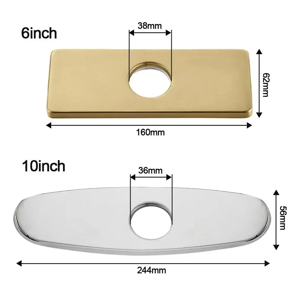 Faucet Plate Hole Tap Cover Deck Plate For Most Single Hole Faucet | Bowlift