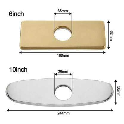 Faucet Plate Hole Tap Cover Deck Plate For Most Single Hole Faucet | Bowlift