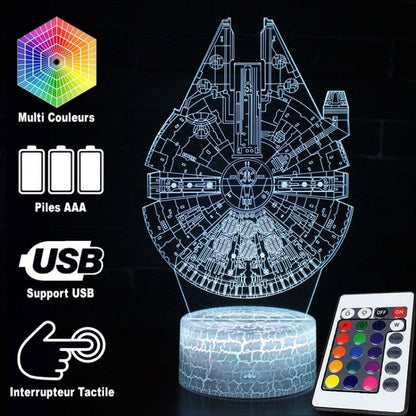 Skanto | 3D Star Wars Millennium Falcon Lamp