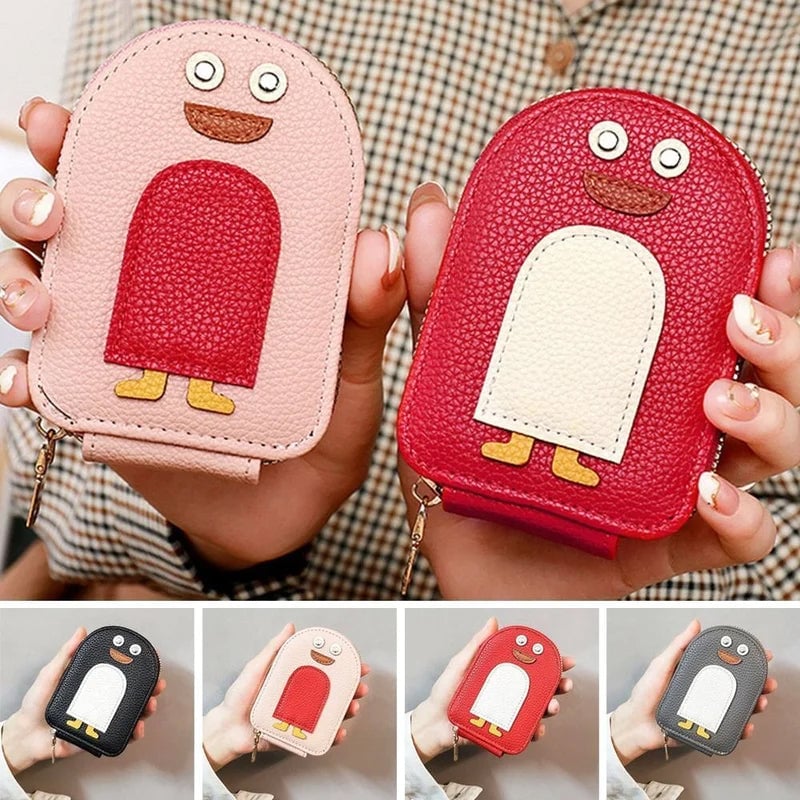 BowLift | Cute Penguins PU Credit Card Coin Wallet