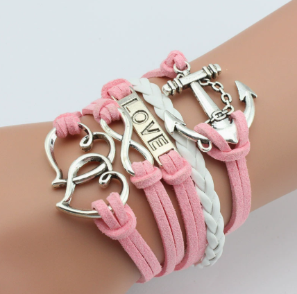 BowLift | Hope Faith and Faith Breast Cancer Bracelet