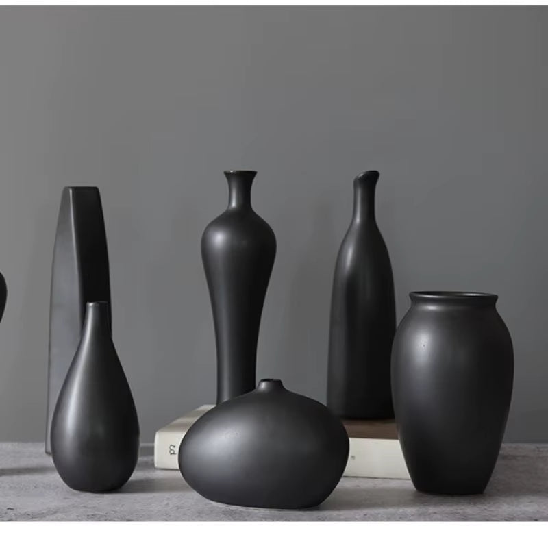 Ceramic Geometric Modern Vase | Skanto