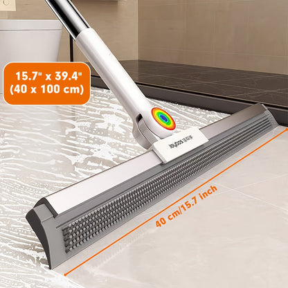 Floor wiper with rubber lip & TPE bristles | Brehn