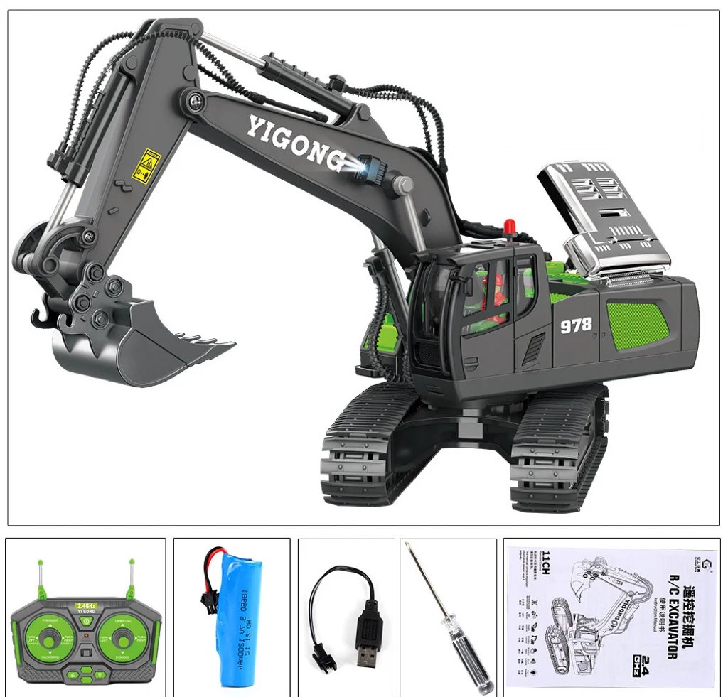 Skanto | Hydraulic Full Metal Excavator G308H 1/14 RTR