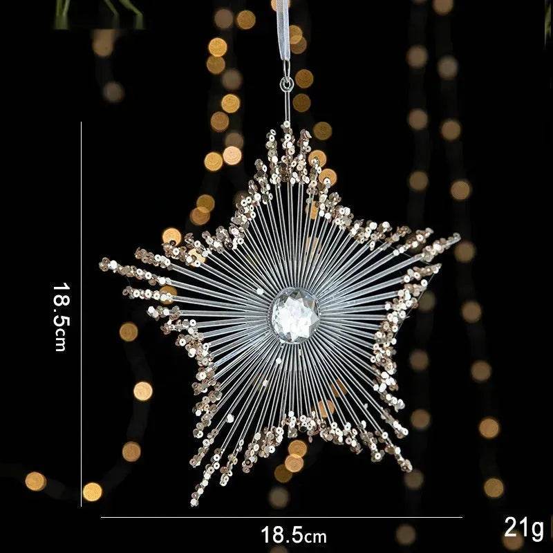 Skanto | Christmas Decorations Sequins Acrylic Transparent Pendant
