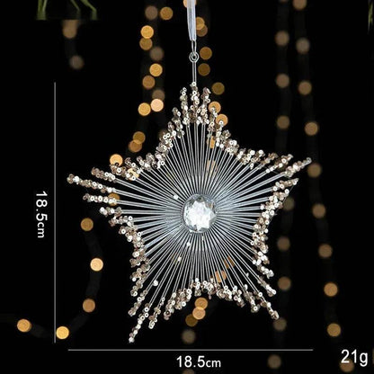 Skanto | Christmas Decorations Sequins Acrylic Transparent Pendant