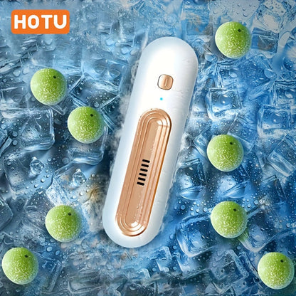 Skanto | Powerful Refrigerator Deodorizer – Removes Odors, Disinfects and Purifies Air – USB Charging – Portable, Compact, User-Friendly Odor Remover for Freezer and Fridge