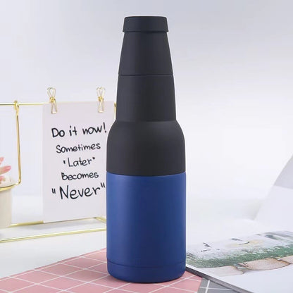 Skanto | Beer Bottle and Can Cooler with Beer Opener.