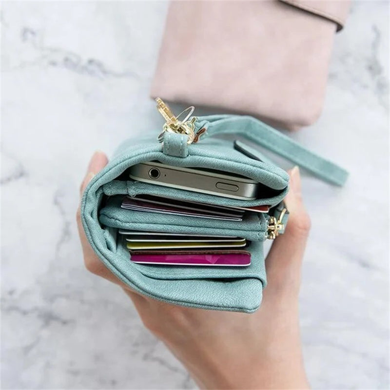 BowLift | Women's Small Trifold Leather Wallet