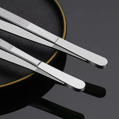 GripForce Stainless Steel Tongs — Absolute Control and Effortless Grip for Your Best Cooking Moments | Bowlift