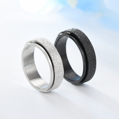 Rotating anxiety rings relieve stress for women and men