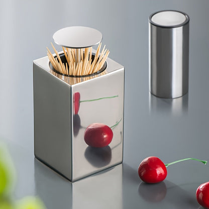 BowLift | Stainless Steel Toothpick Holder – Hygienic and Easy Access to Toothpicks