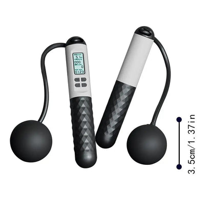 Wireless Jump Rope with Counter – Weighted Handles for Home Cardio Workouts | Karnz