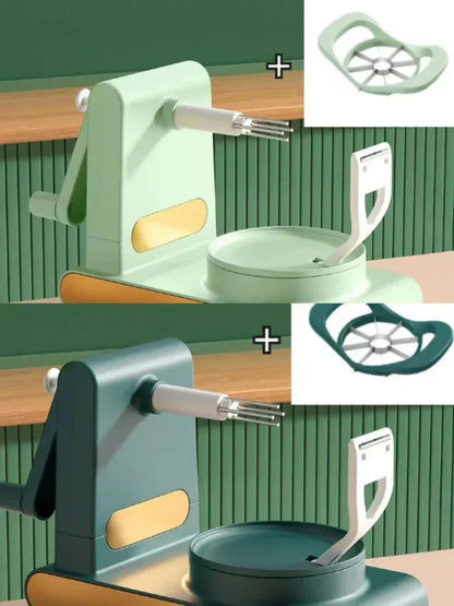 BowLift | Simple vegetable and fruit peeler with hand crank – For effortless peeling