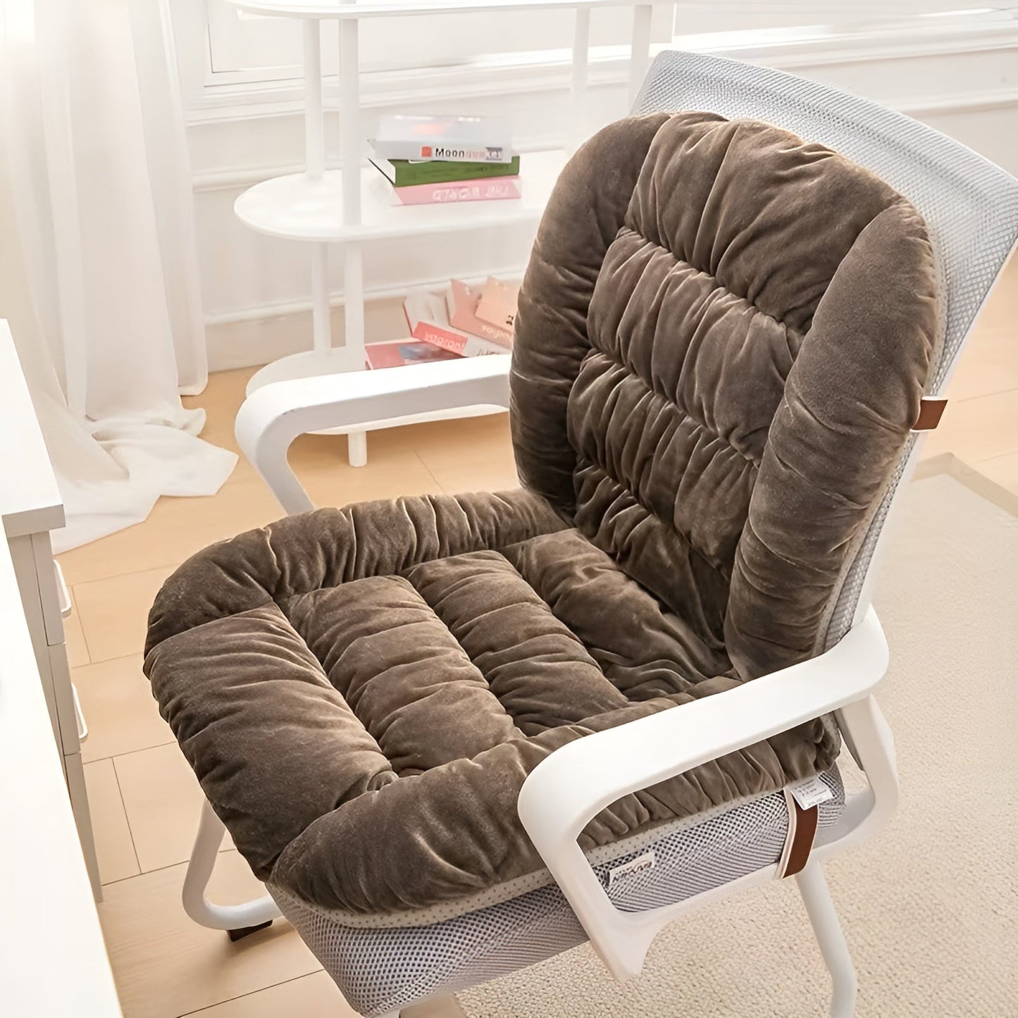 Thick seat cushions for chairs – soft, warm and comfortable | Ideal for living area and office