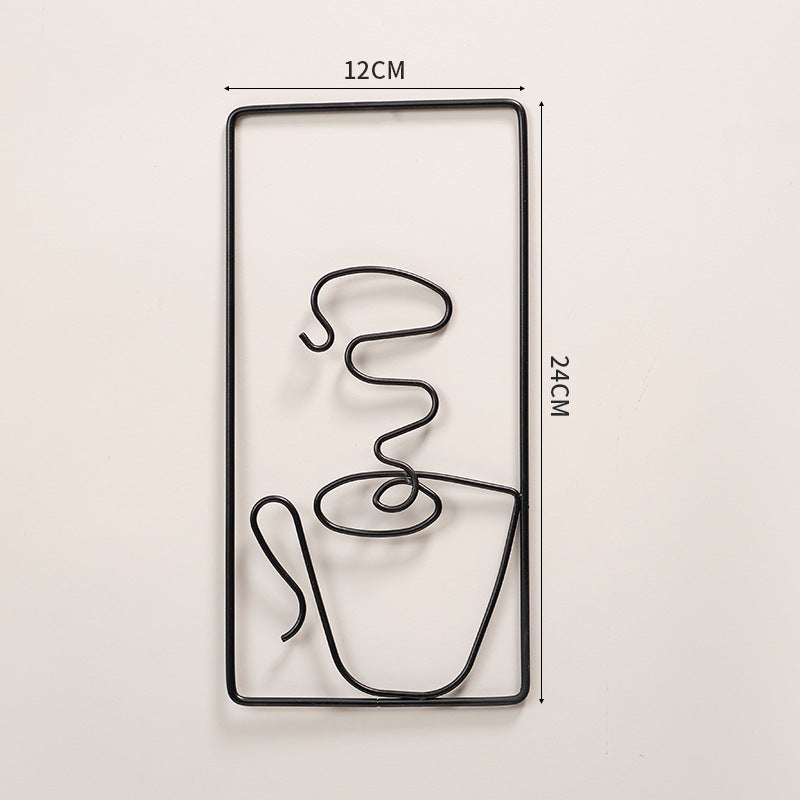 BowLift | Modern Abstract Cat Metal Wall Hanging for Stylish Home Decor