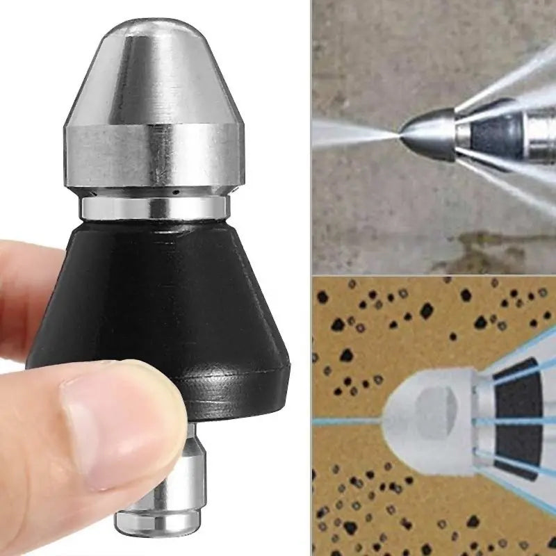 High-pressure nozzle for pipe cleaning – Effective flushing & cleaning