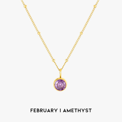 Aurora Birthstone Necklace - An Enchanting Connection